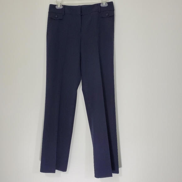 Talbots Petites Navy Stretch Pants, Size 4 - Picture 1 of 10